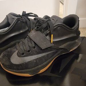 Nike Kobe 7 VII EXT Suede QS Black/Gum - Size 8.5 GOOD Condition